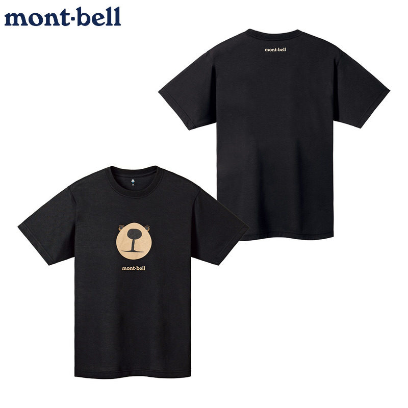 户外短袖mont·bell透气吸汗