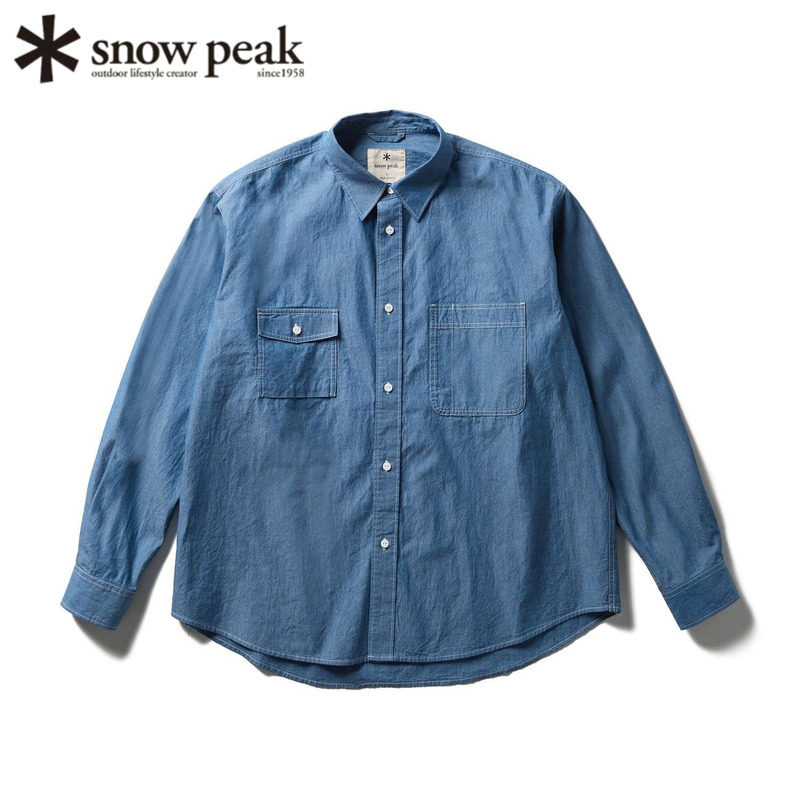 日本snowpeak雪峰长袖衬衫户外