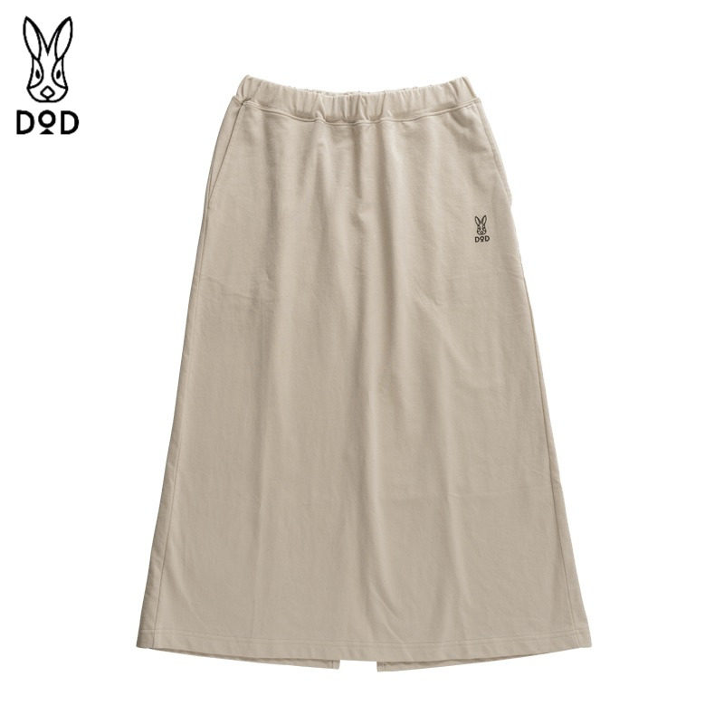 日本DOD长裙半身裙子纯棉简约