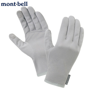 日本代购montbell男士/女士手套 薄款 轻量透气吸汗凉爽防晒夏季