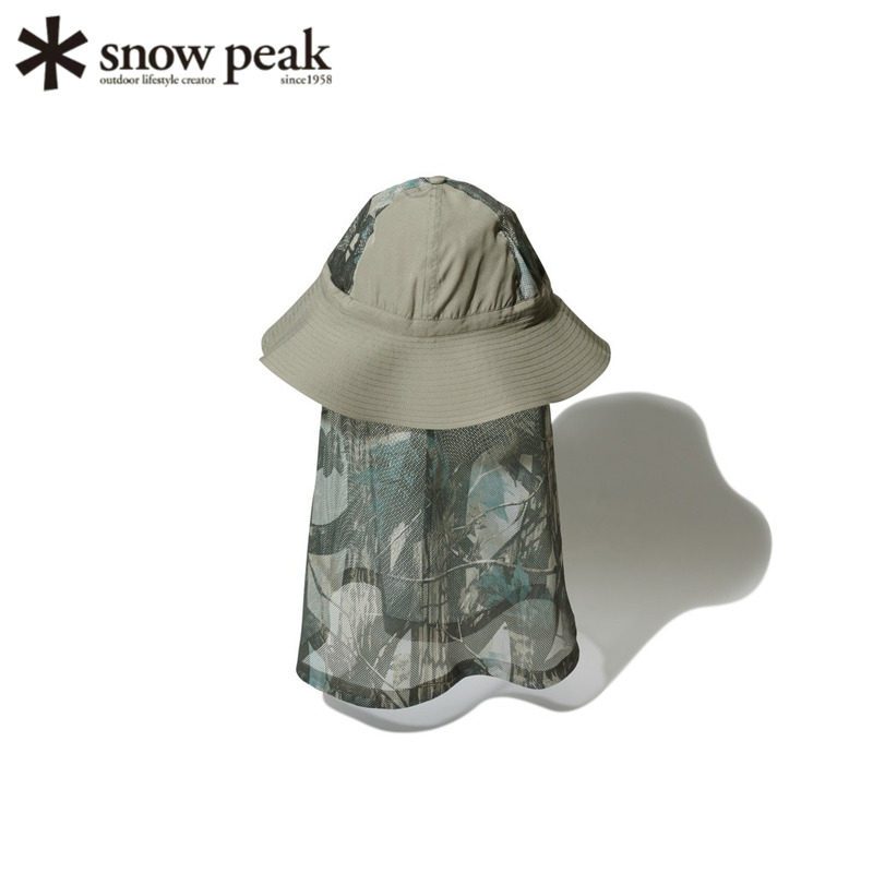 日本SnowPeak雪峰防虫防蚊户外帽