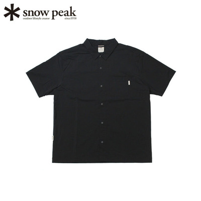 日本snowpeak雪峰男士短袖衬衫