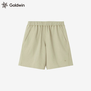 日本代购Goldwin 25年新款户外休闲短裤华夫格轻便舒适夏季裤子