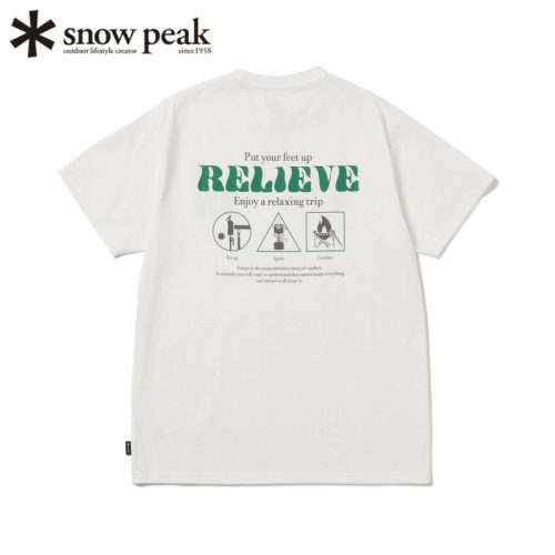 日本snowpeak雪峰夏季短袖T恤衫