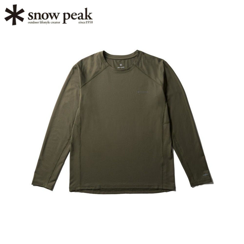 snowpeak雪峰长袖T恤速干户外