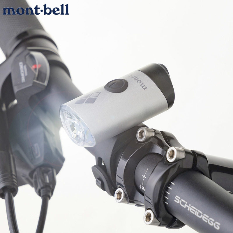 日本montbell自行车车灯USB小巧