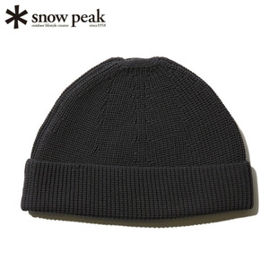 日本代购SnowPeak雪峰针织帽户外露营休闲百搭毛线帽冬季保暖帽子
