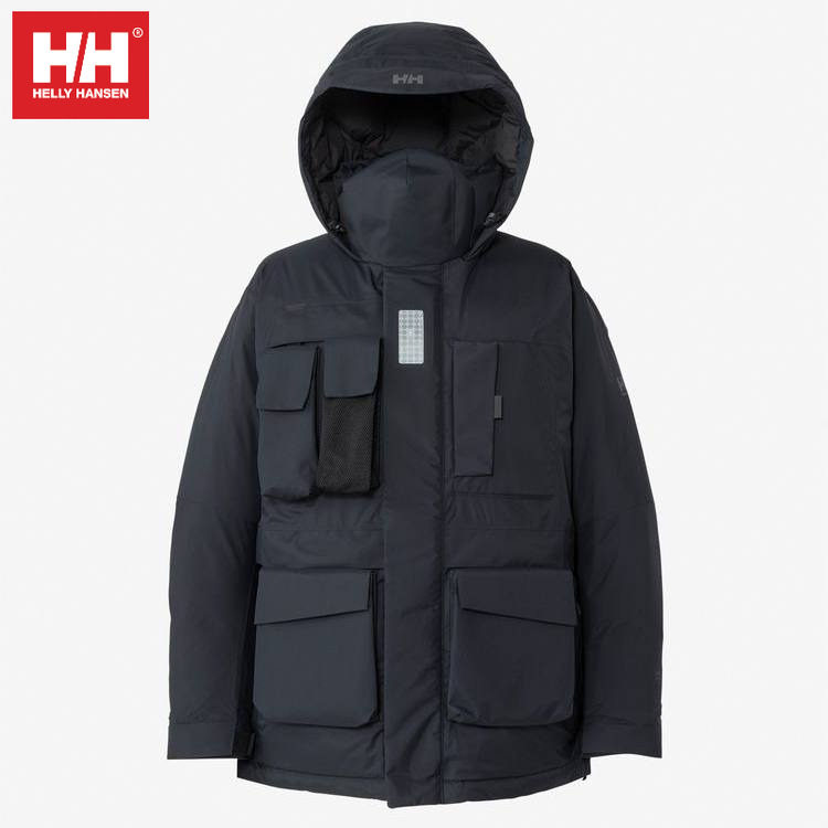 日本代购Helly Hansen海丽汉森羽绒服可拆卸口袋户外防水保暖外套