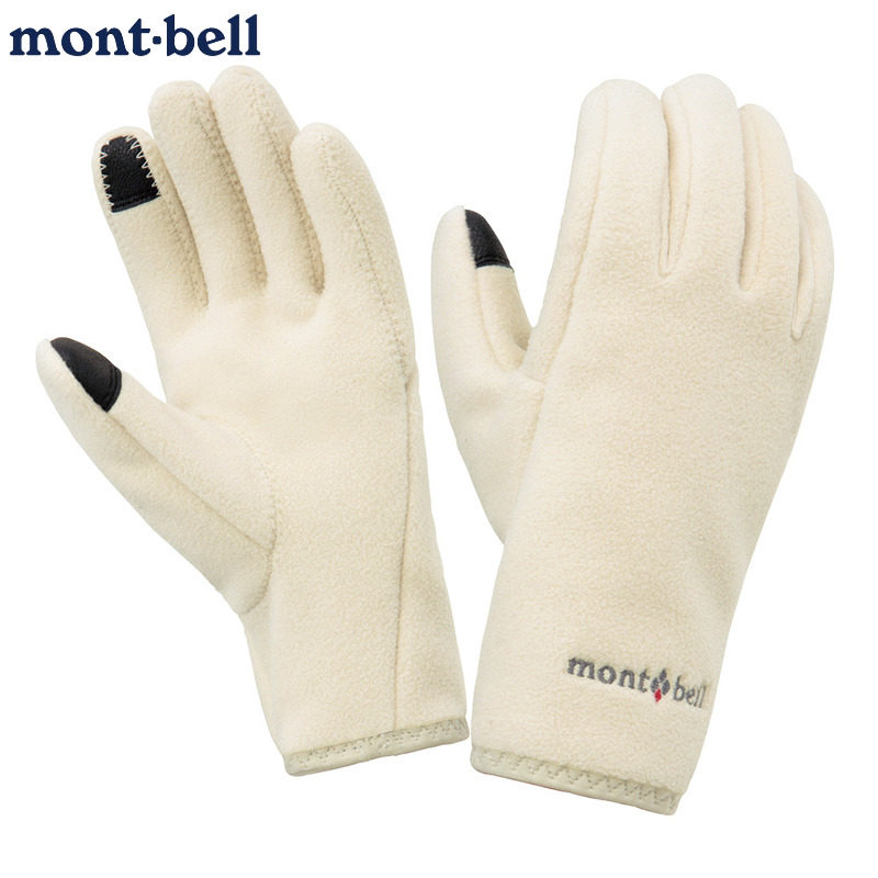 日本montbell女士冬季抓绒手套