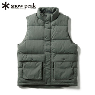 日本代购snowpeak雪峰男士羽绒背心马甲衣700蓬保暖防水户外2025