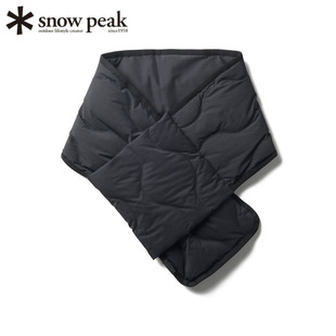 日本代购snowpeak雪峰羽绒围巾大围脖保暖轻量防水户外秋冬2025