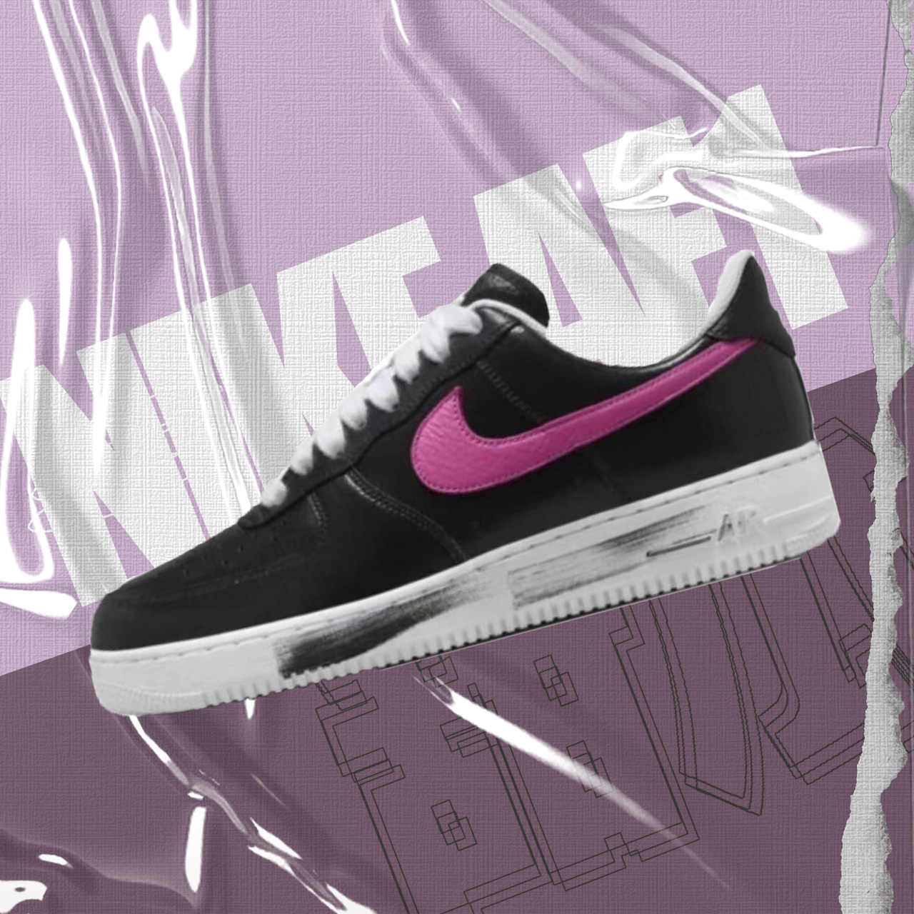 Nike刮刮乐男女同款空军一号低帮