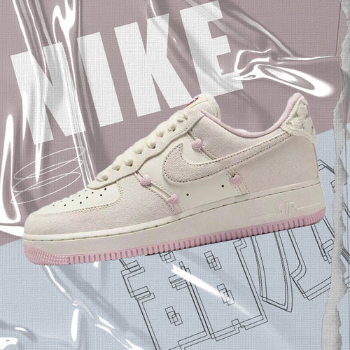 NIKE空军一号情人节限定地帮板鞋
