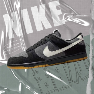 RETRO LOW 舒适百搭防滑耐磨低帮板鞋 黑色 Nike 男女同款 Dunk