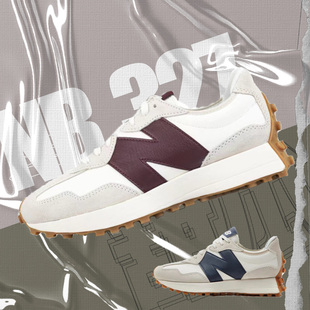 甜瓜体育NEW BALANCE/NB 327红酒红复古女鞋休闲鞋运动鞋 WS327KA