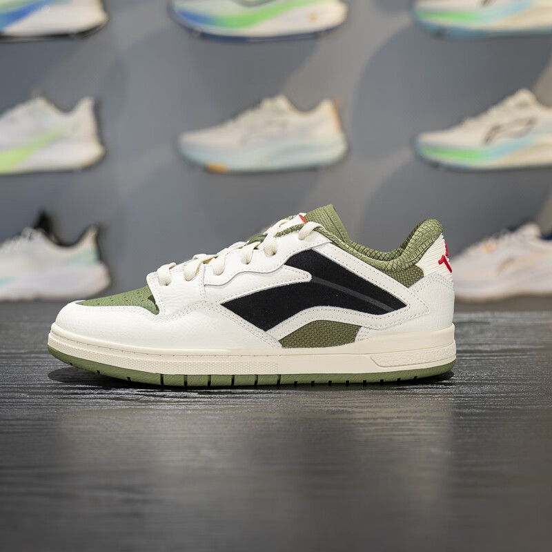 李宁休闲滑板鞋男鞋2025秋冬复古惟吾PRO S低帮运动鞋AEPV055