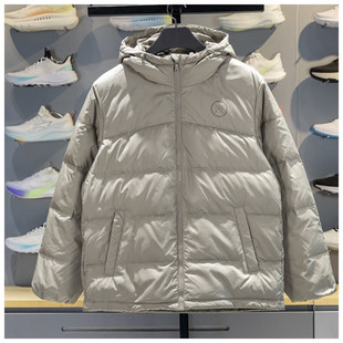 李宁羽绒服男外套25冬季韦德防泼水保暖鹅绒运动上衣AYMV065