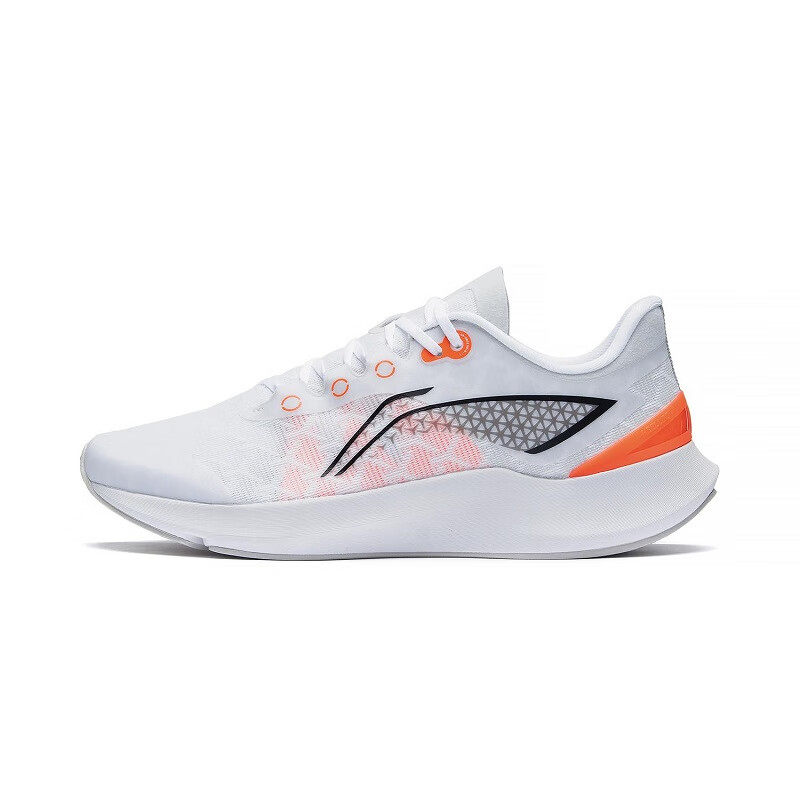 李宁轻逸跑鞋秋新款男子超轻缓震耐磨透气网面休闲运动鞋arbt003