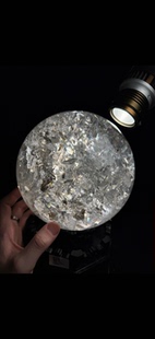 7公斤 纯天然喜马拉雅花瓣水晶球纯天然爆晶17.3厘米