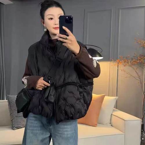 羽绒马夹时尚百搭背心宽松版型
