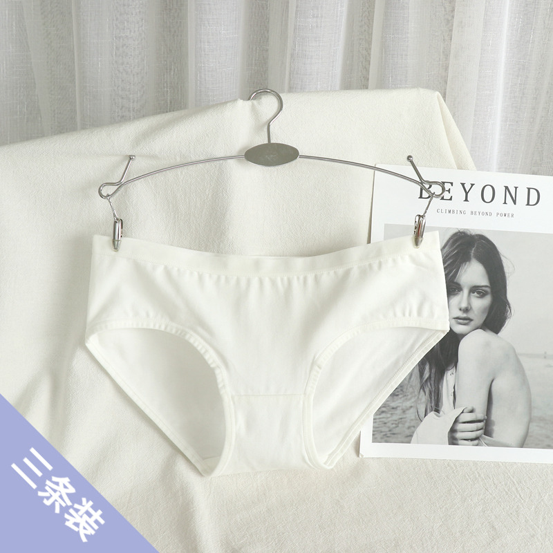 纯棉女士内裤舒适透气全棉质