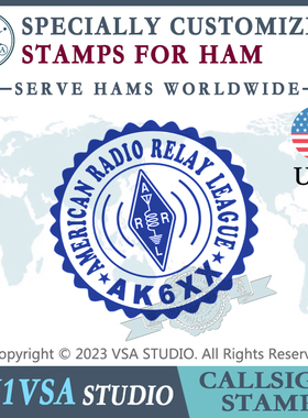HAM stamp callsigh stamp,ARRL stamp, QSL STAMP for USA EURO