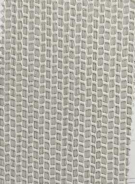 方块格子编织几何 无缝墙布 经典灰色 客厅酒店背景硬包扪布 M44
