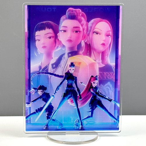 kpop猎魔女团鲁米米拉佐依周边同人亚克力立牌F048