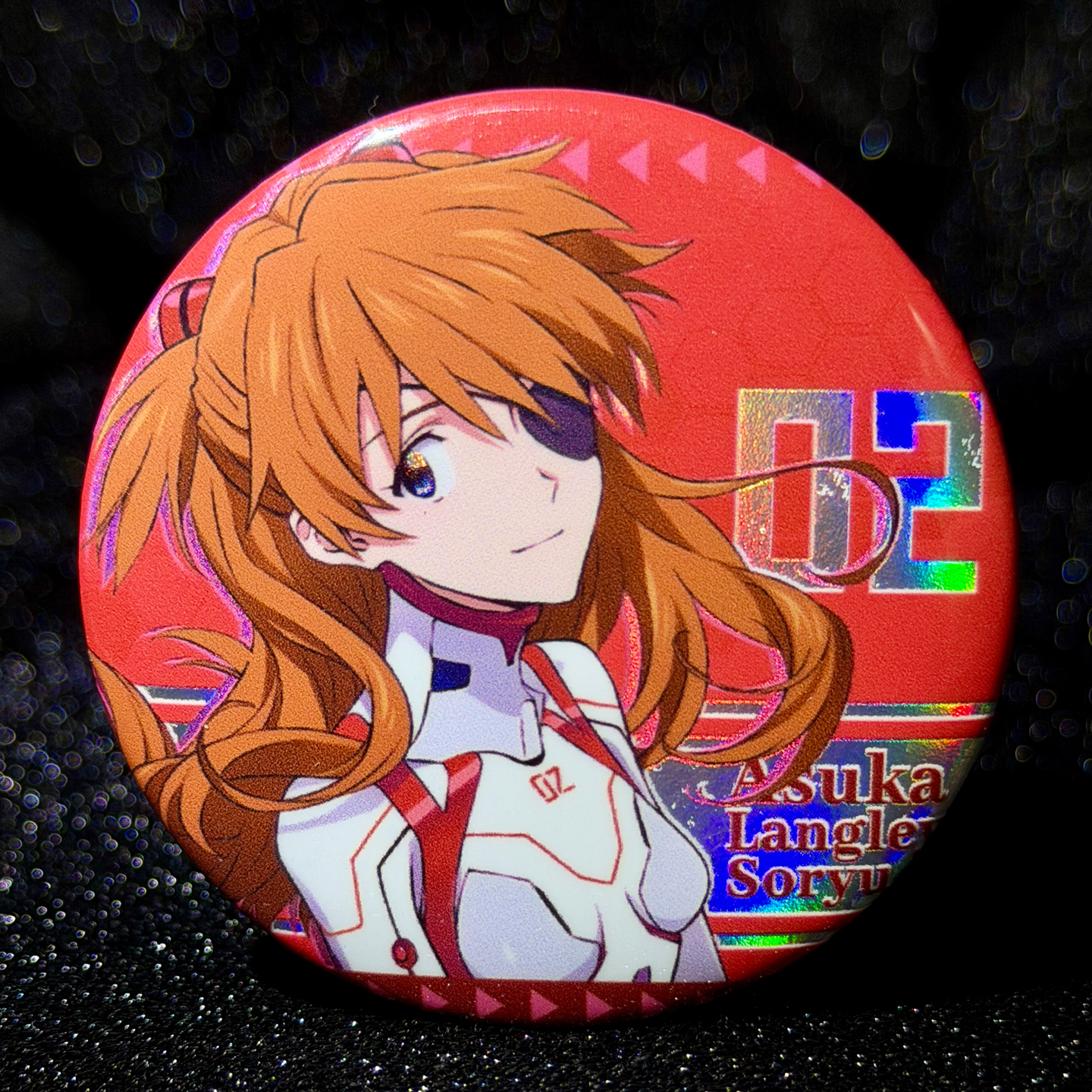 明日香同人周边eva新世纪福音战士徽章吧唧谷子生日礼物C139