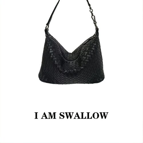 【A/M Swallow】遛狗编织腋下包W-1589#356