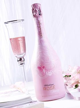 适合小姐妹聚会!奥地利进口爱施伦堡精品Rose桃红起泡酒 葡萄窖主