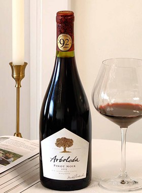 92+高分黑皮诺智利名庄Arboleda Pinot Noir2016年份干红葡萄窖主