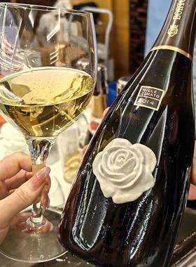 绝美!意大利手工雕刻大理石玫瑰Prosecco普洛赛克起泡酒 葡萄窖主