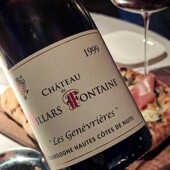 Fontaine村级单一园干红收藏 1999老年份 勃艮第Villars 葡萄窖主