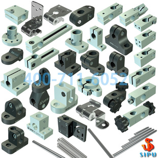 安装支架塑料尼龙金属滑道螺丝定制配件组合设备固固定多功能底座