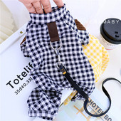 宠物春秋款 比熊博泰迪猫咪居家四脚小狗狗衣服小型幼犬雪纳瑞 秋装