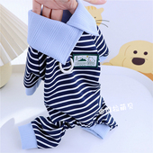 宠物猫咪泰迪比熊小型犬小狗狗四脚家居衣服雪纳瑞春夏季 透气 薄款