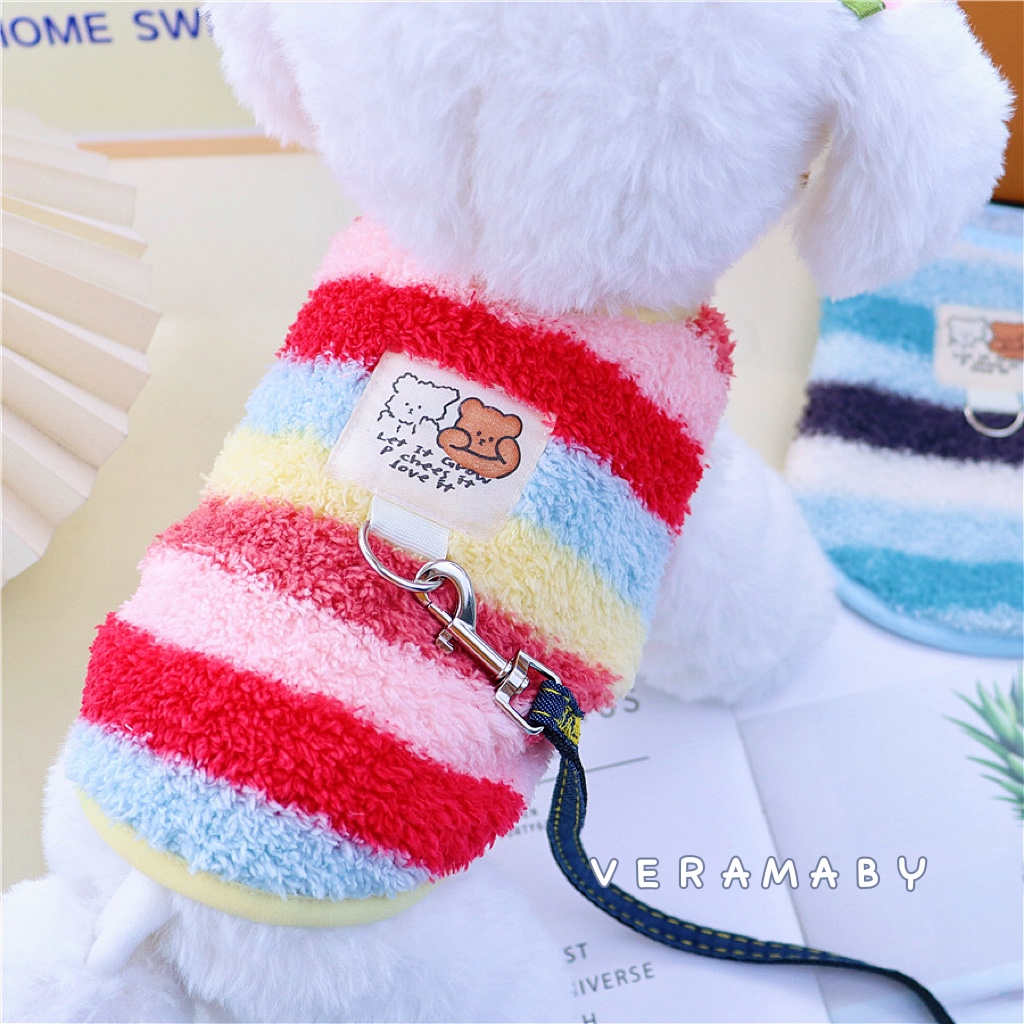 宠物泰迪博美雪纳瑞棉加绒背心比熊猫咪小型幼犬春秋冬装冬天马甲