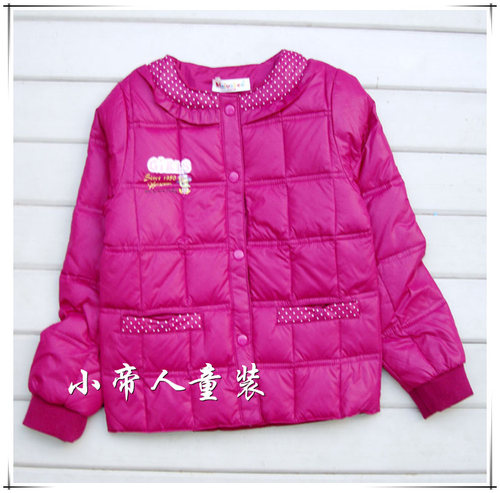小熊摩罗冬装女童保暖羽绒服内胆