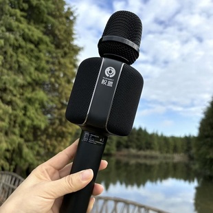 套装音箱加权盟Q9双娱麦克风音响一体话筒无线蓝牙全民唱K歌神器