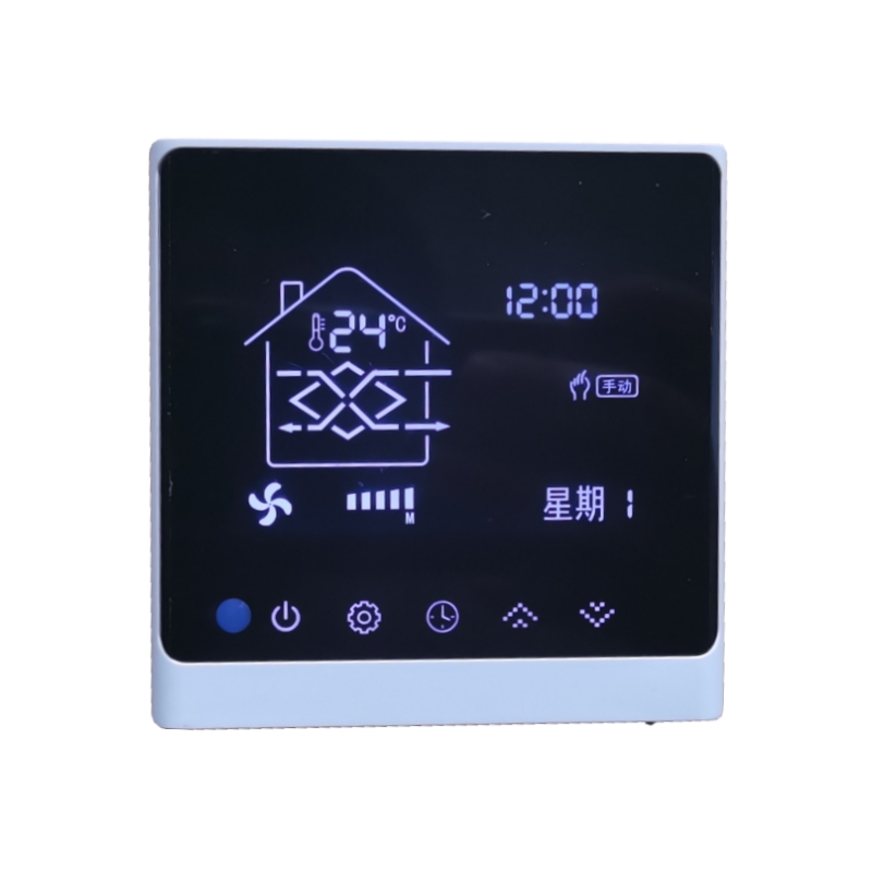 X8300新风换气机触摸屏液晶开关新风PM2.5自动控制器手机远程操作