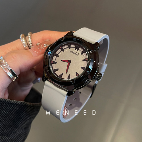 weneed手表女款轻奢小众2025年新款高级感时尚简约潮酷大表盘女表