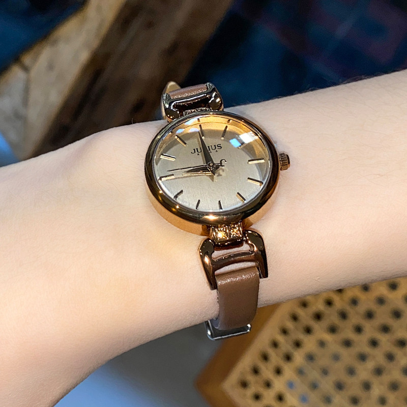聚利时小手表女小表盘ins风学生女士夏季小众轻奢高级感防水皮带