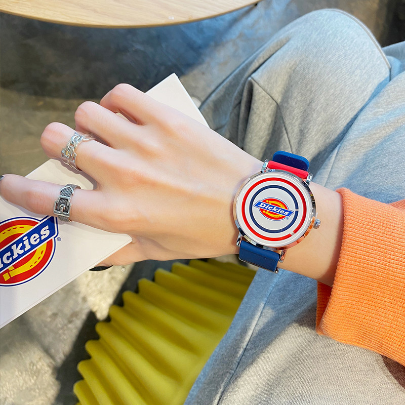 帝克dickies迪克斯小标靶手表女小众2024年新款品牌正品情侣手表