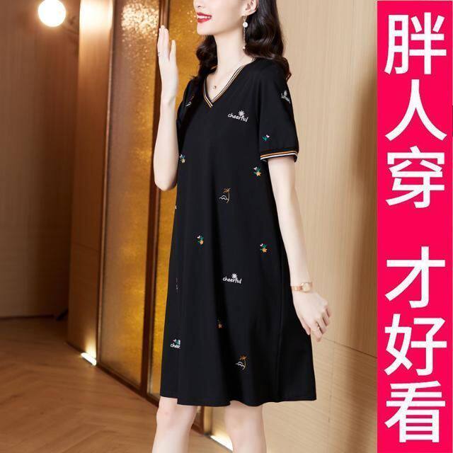 200斤自制大码女装连衣裙图片