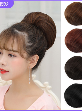 新娘盘发假发赫本发包蓬松影楼盘发跨境Lazada Amazon Shopify