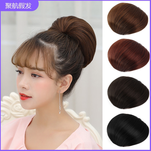 新娘盘发假发赫本发包蓬松影楼盘发跨境Lazada Amazon Shopify