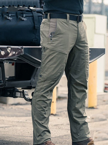 Тактические мужские эластичные штаны, облегающий крой