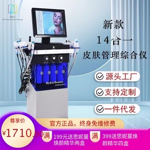 跨境外贸海菲飞秀皮肤综合管理美容仪水氧大气泡微雕脸部护理仪器