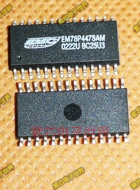 EM78P447SAM EM78P447 SOP-28 芯片 微控制器 单片机 全新原装